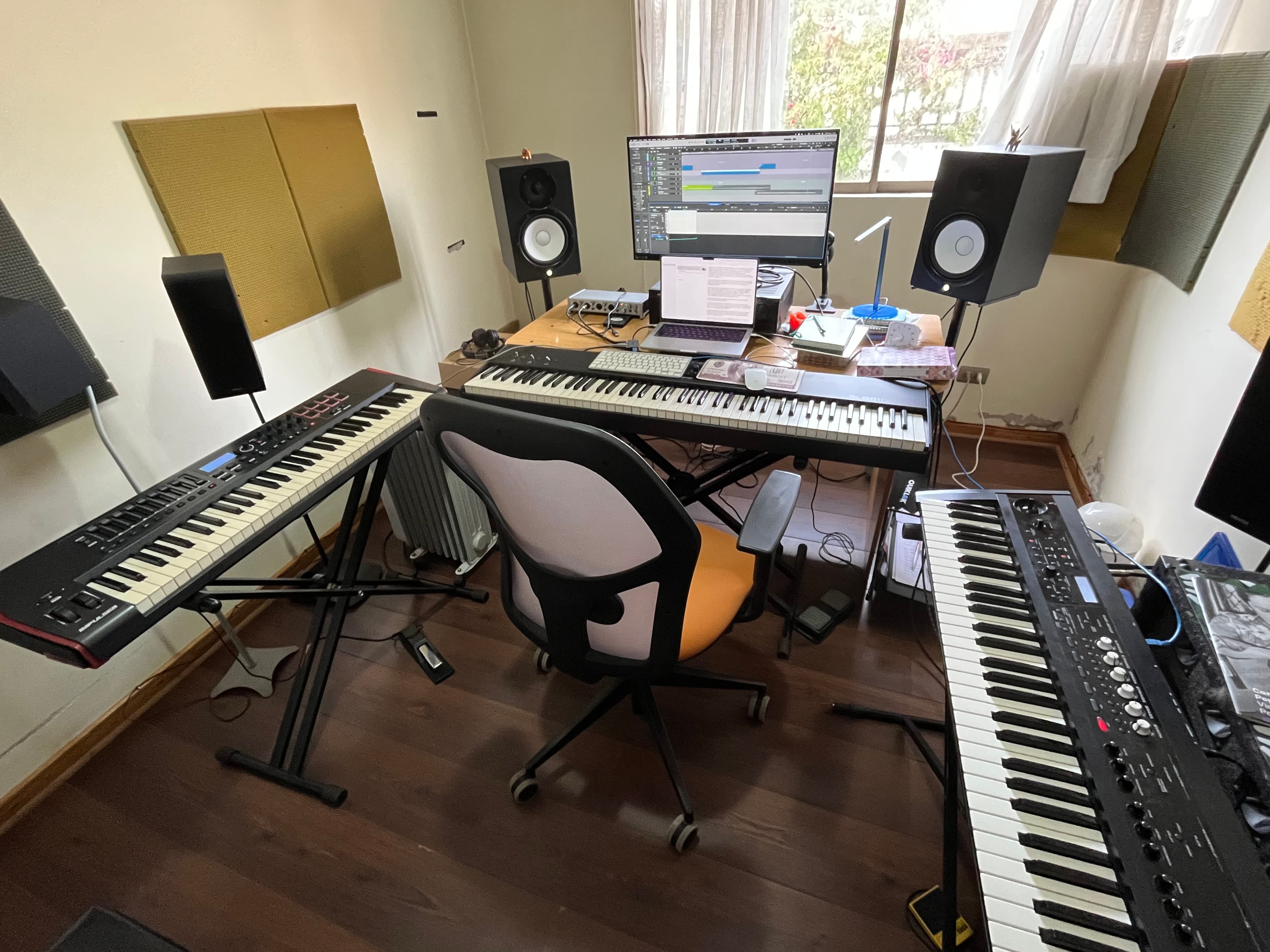 Estudio de grabación de Claudio Devia